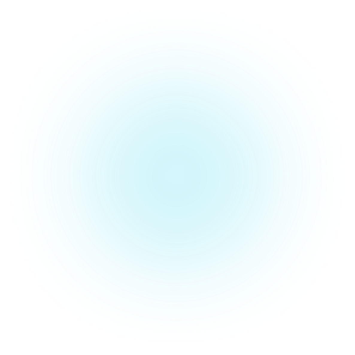 Blurry cyan circle (decorative)